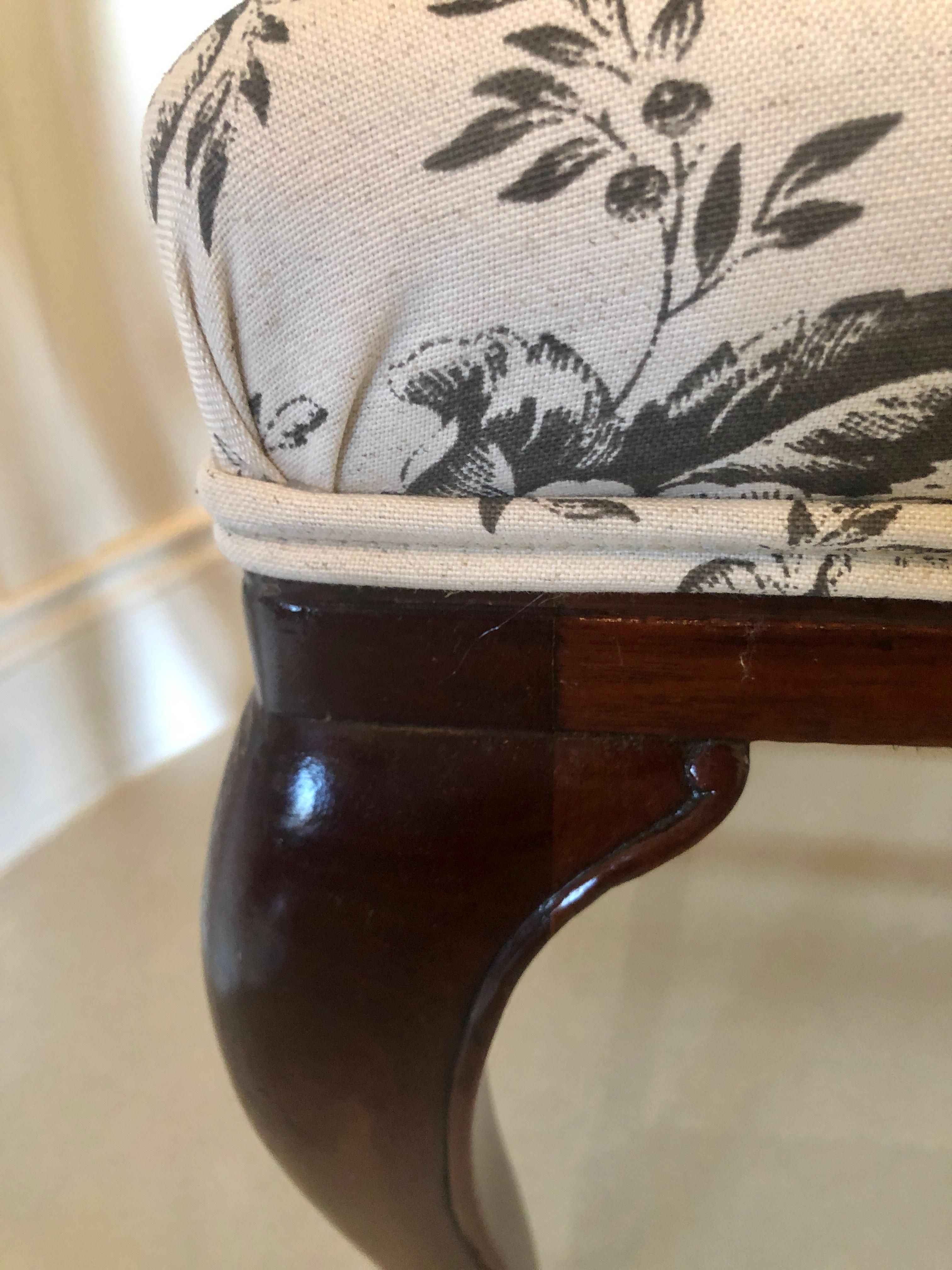 Quality Set of Four 19th Century Antique Mahogany Victorian Dining Chairs 1
