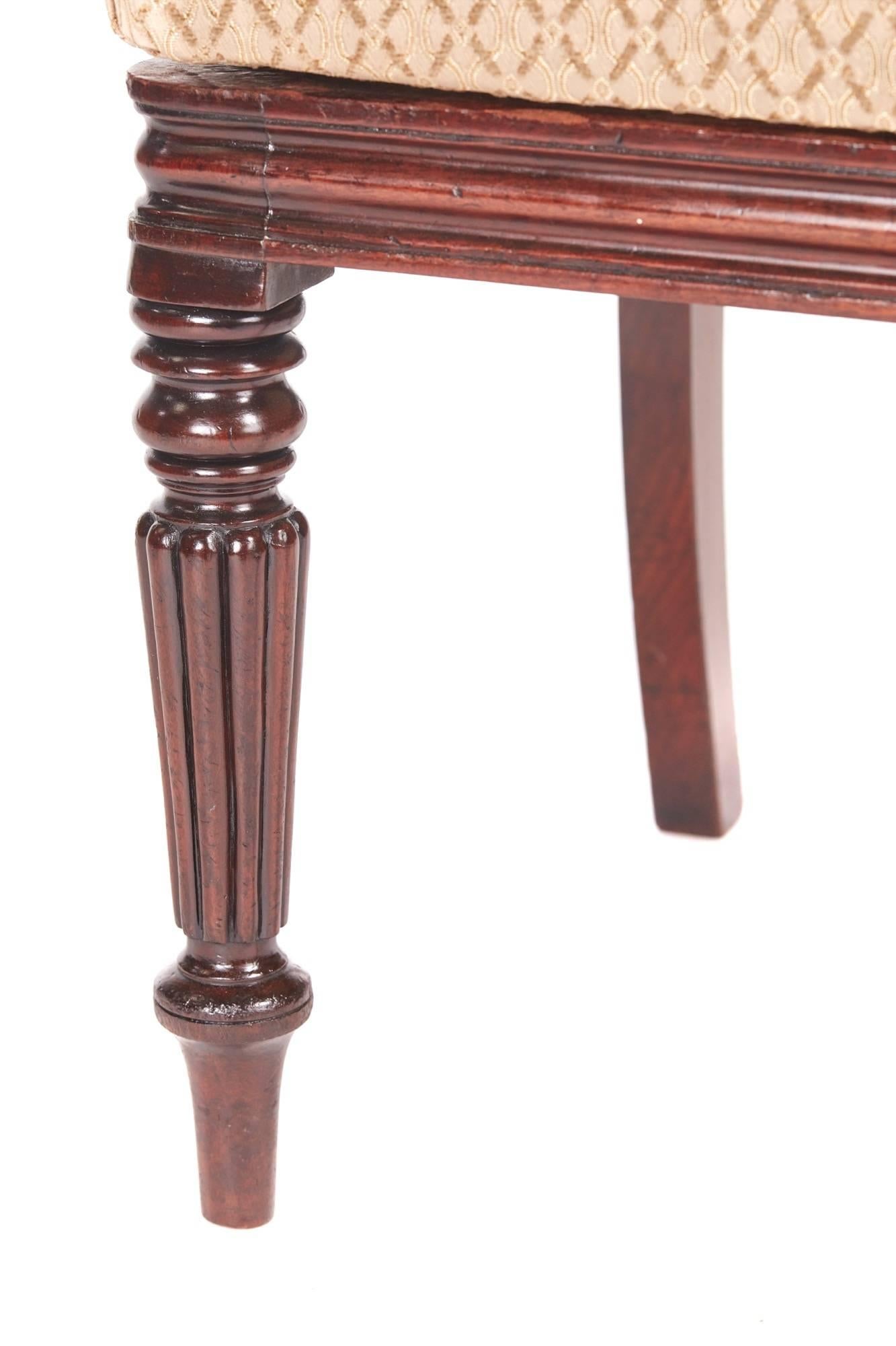 Quality Set of Six William IV Mahogany Dining Chairs 5