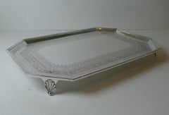 Quality Silver Plated Cocktail / Drinks Tray by Goldsmiths & Silversmiths Co. c.