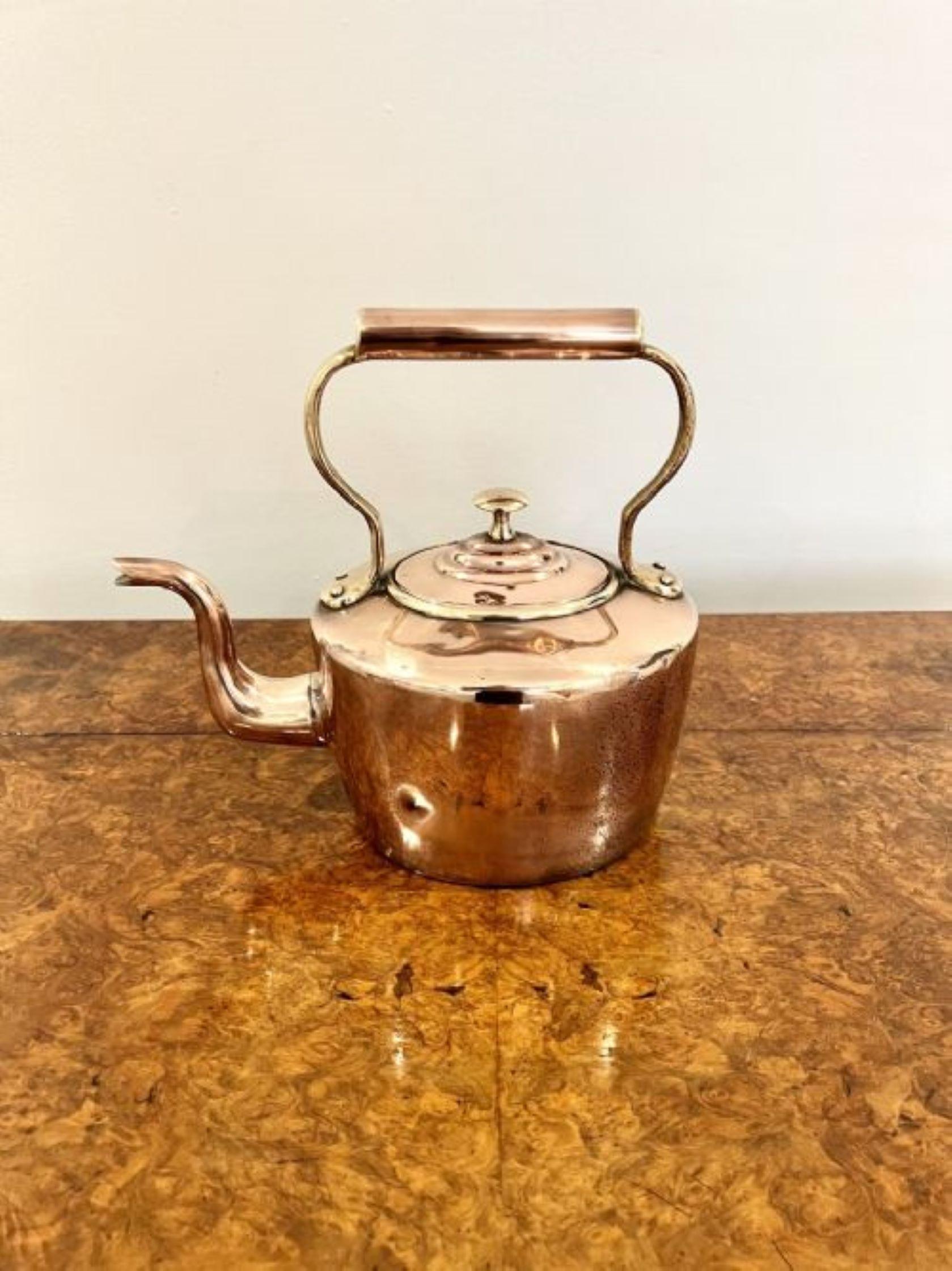 antique copper kettle for sale