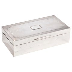 Vintage Quality Solid Silver Cigarette Box