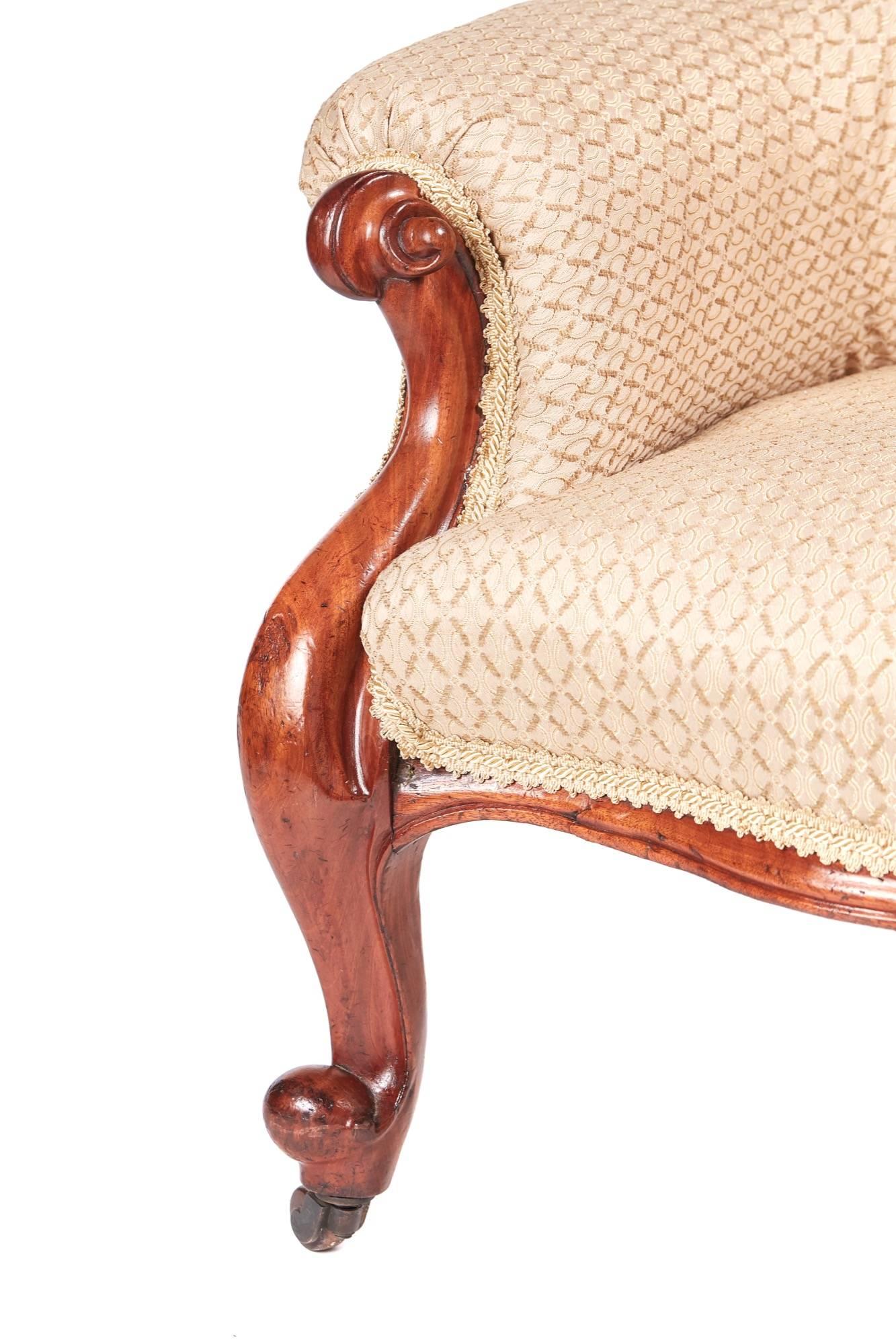19th Century Quality Victorian Mahogany Armchair For Sale