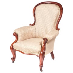 Quality Victorian Mahogany Armchair