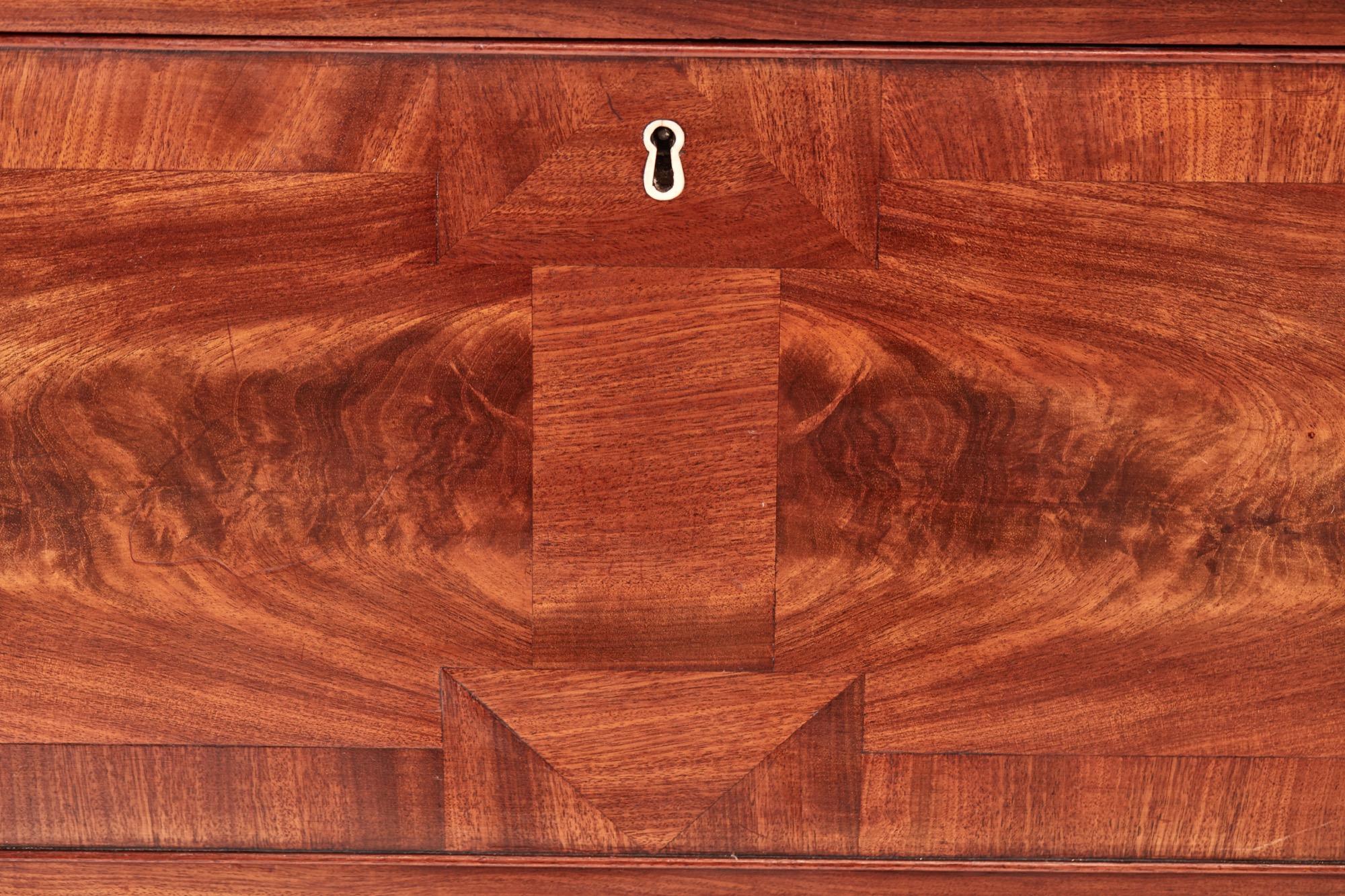 European Quality Victorian Mahogany Chest of Drawers For Sale