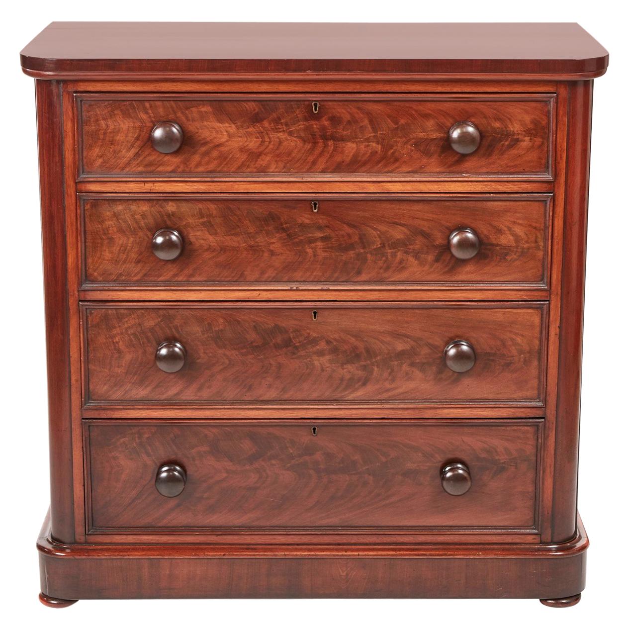 Quality Victorian Mahogany Chest of Drawers For Sale