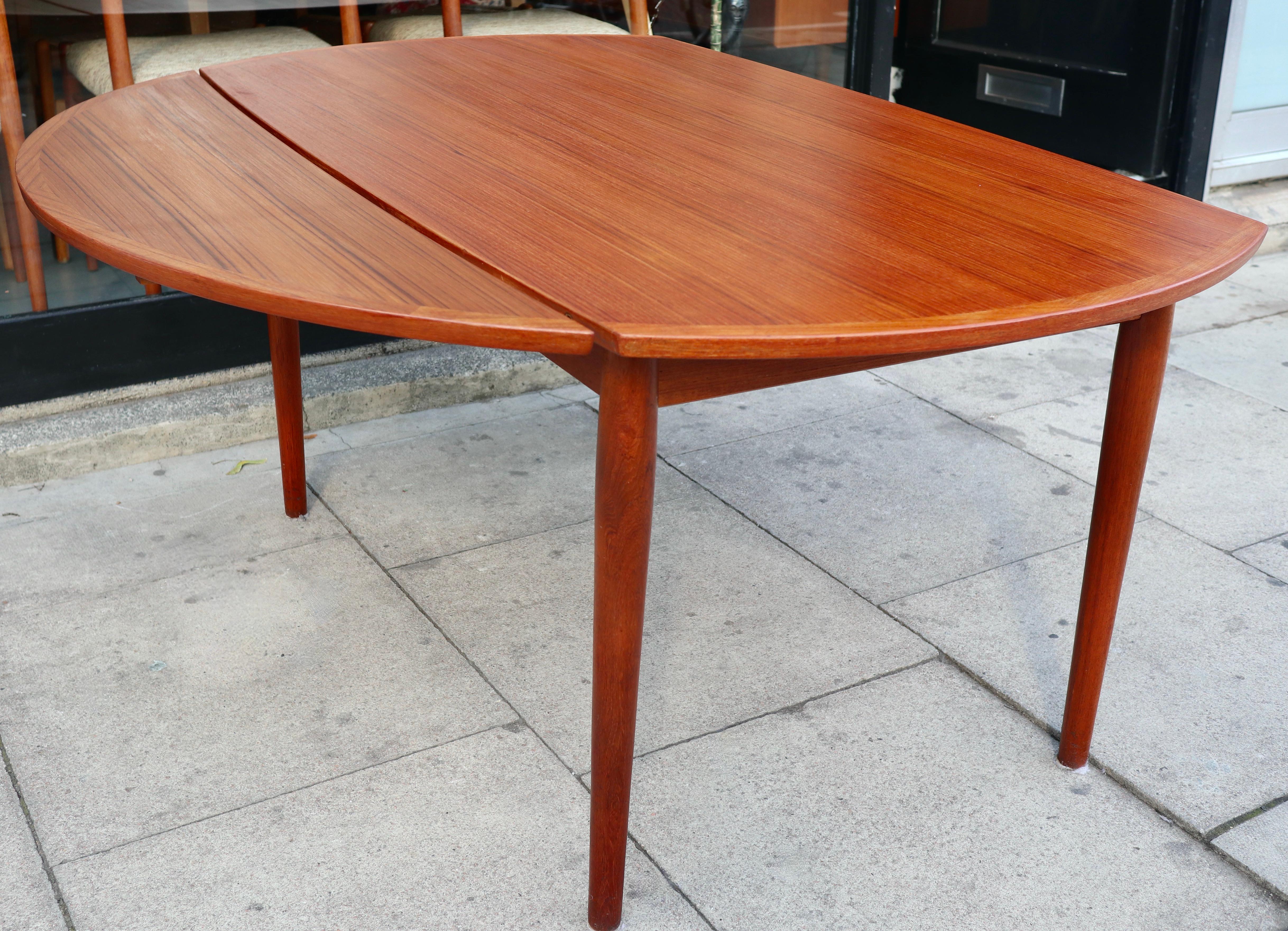 danish dining table extendable