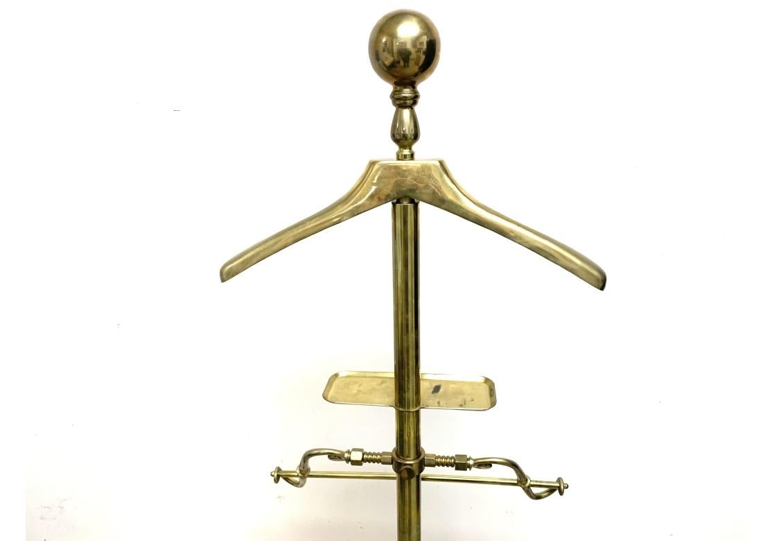 Quality Vintage Brass Valet In condizioni discrete in vendita a Bridgeport, CT