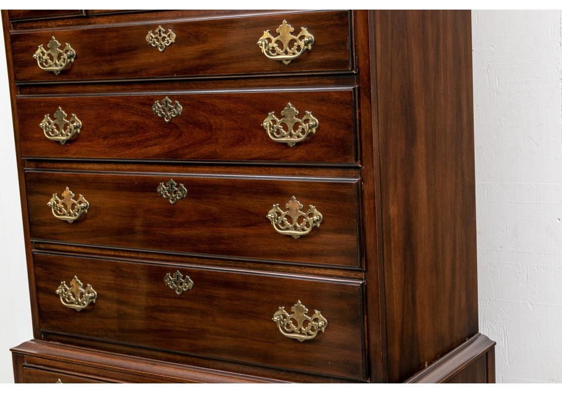 Quality Vintage Drexel Mahogany Chest On Chest  For Sale 3