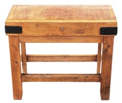 Quality Vintage Retro butcher's block kitchen unit table worksurface
