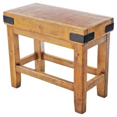 Quality Vintage Retro butcher's block kitchen unit table worksurface