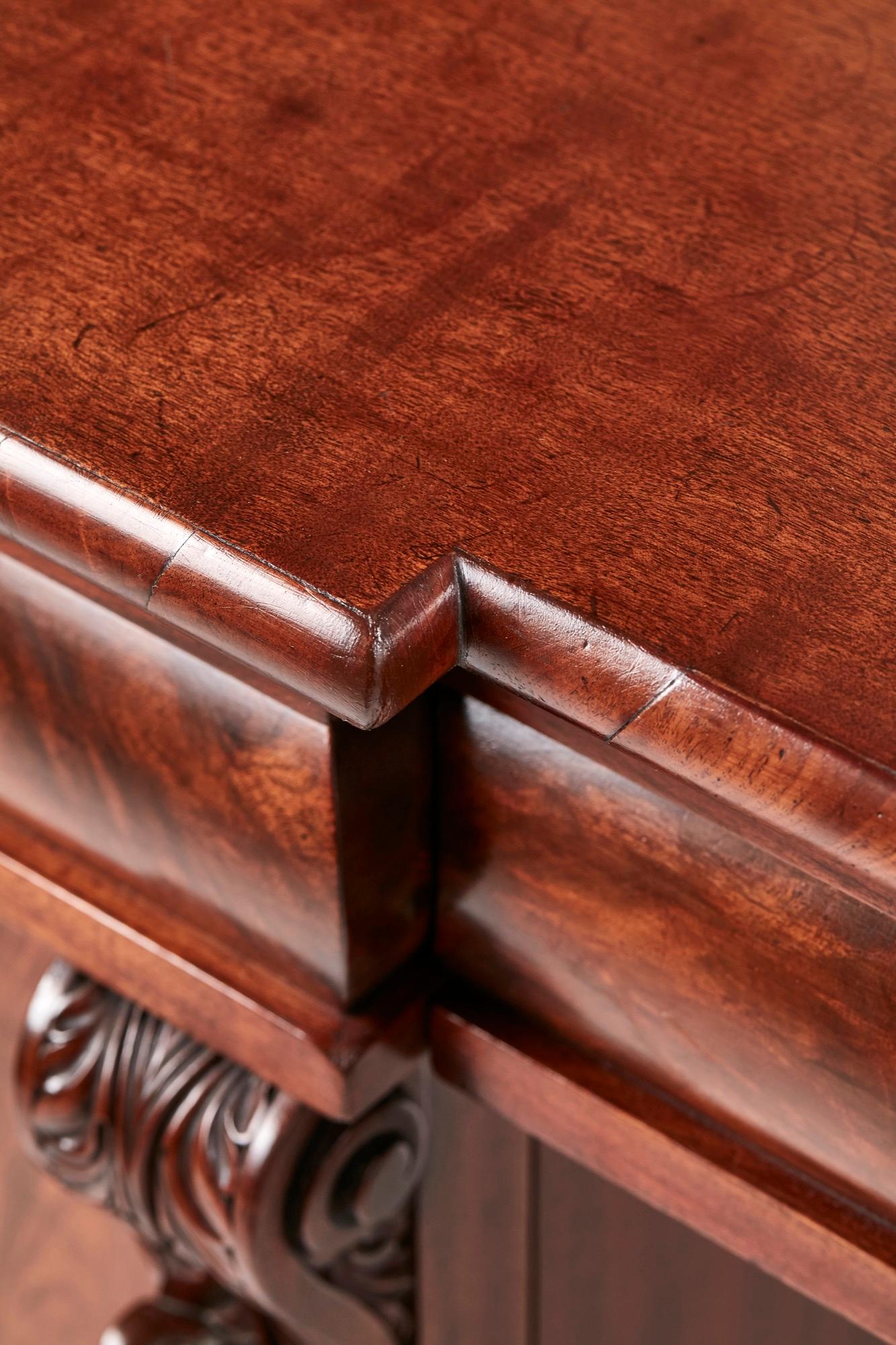 Quality William iv Carved Mahogany Sideboard 2