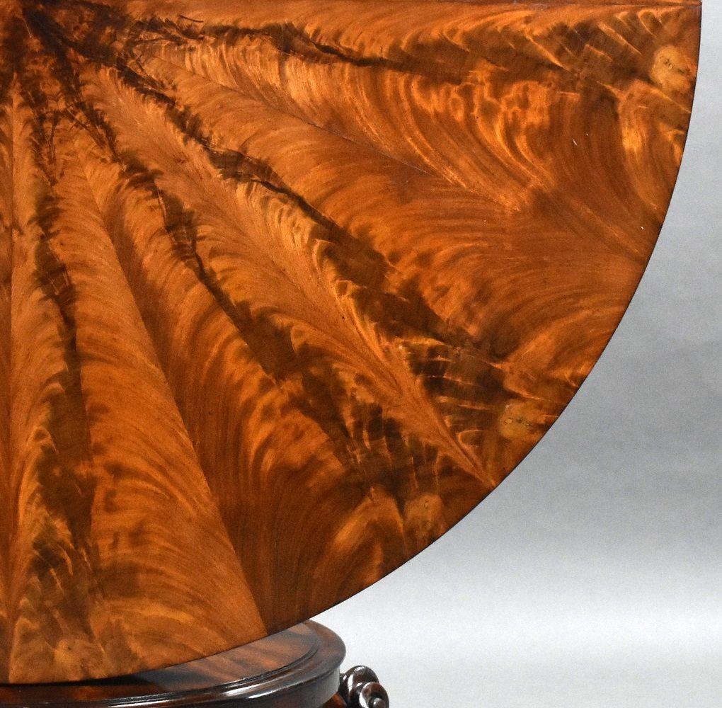 Quality William IV Mahogany Circular Breakfast Table 1