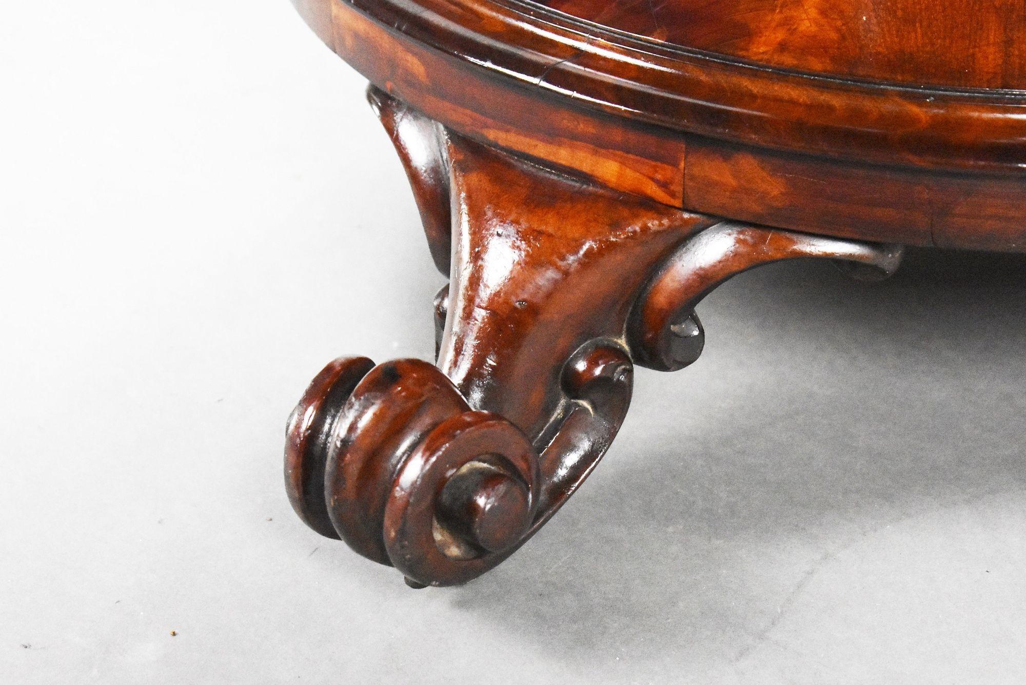 Quality William IV Mahogany Circular Breakfast Table 4