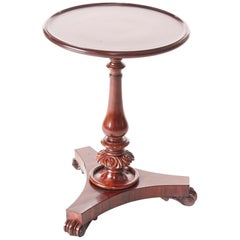 Quality William IV Rosewood Lamp Table
