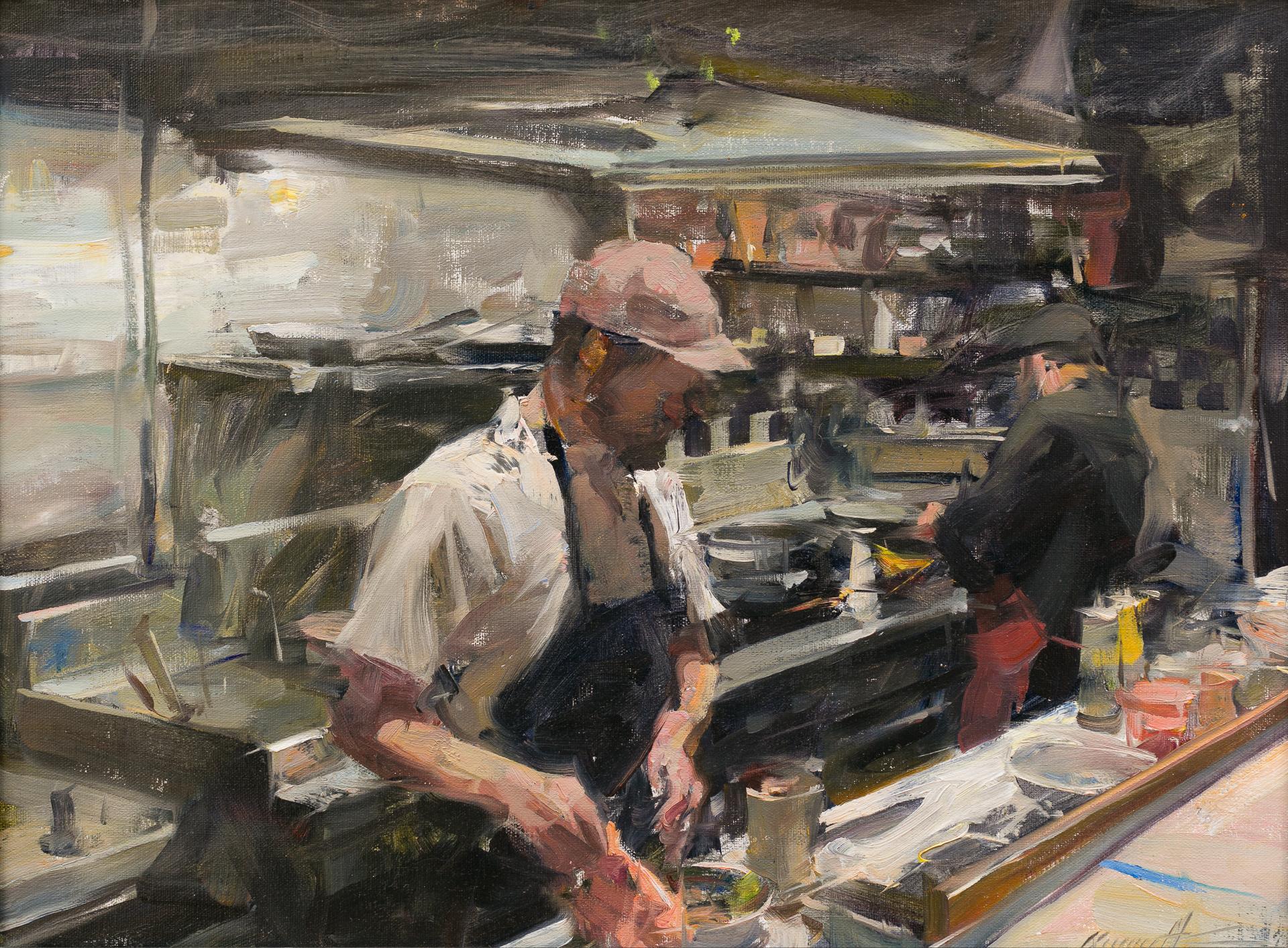 Bones Kitchen, Oil Painting