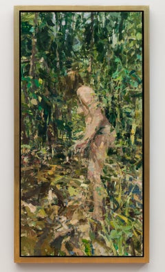 "Eva 11" (2024) de Quang Ho, Pintura original al óleo de retrato desnudo