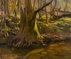 Exposed Roots, Oil Painting