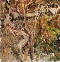 "Forest Floor in Late October" (2024) By Quang Ho, Original Oil Painting