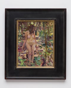 "In Nature" (2024) By Quang Ho, Original Oil Nude Portrait Painting