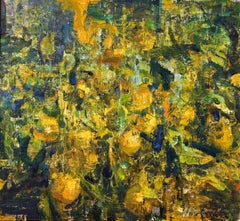 "Lemon Abstraction" (2024) By Quang Ho, Original Oil Still Life Painting