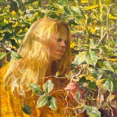 "Summer" (2023) By Quang Ho, Original Oil Portrait Painting