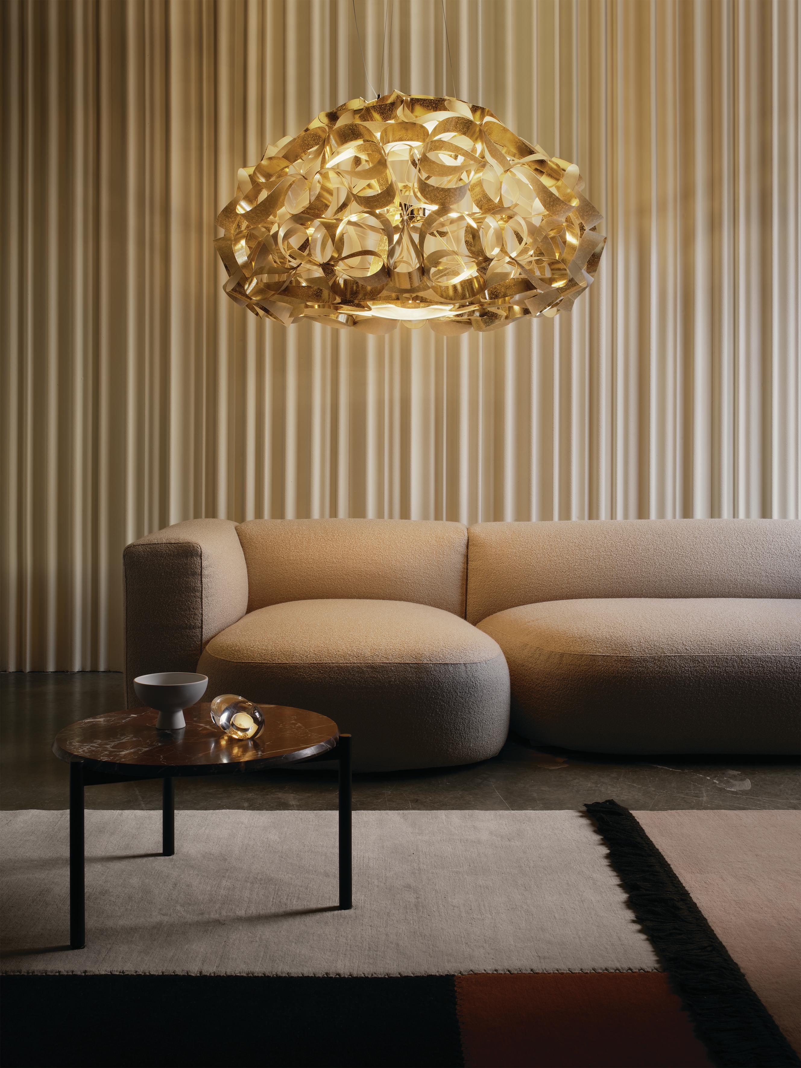 Fatto a mano QUANTICA 120 - Suspension - GOLD - DESIGN BY ADRIANO RACHELE in vendita