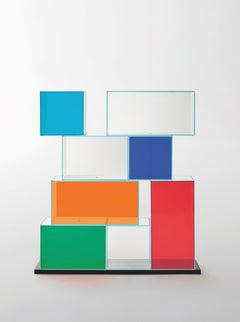 QUANTUM Large Bookshelf, by Piero Lissoni for Glas Italia