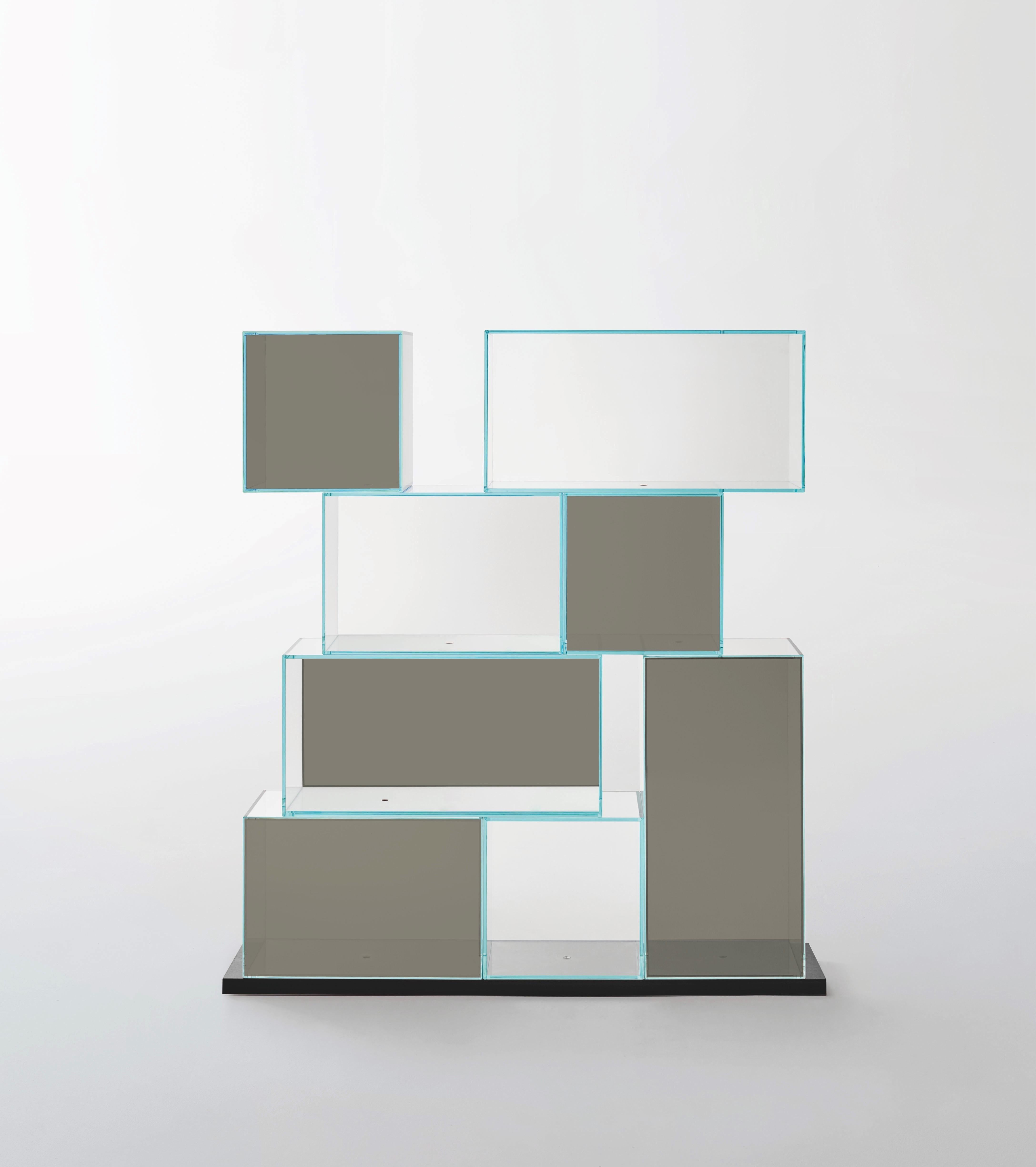 QUANTUM Großes Bücherregal, QUANTUM, von Piero Lissoni für Glas Italia (Laminiert) im Angebot