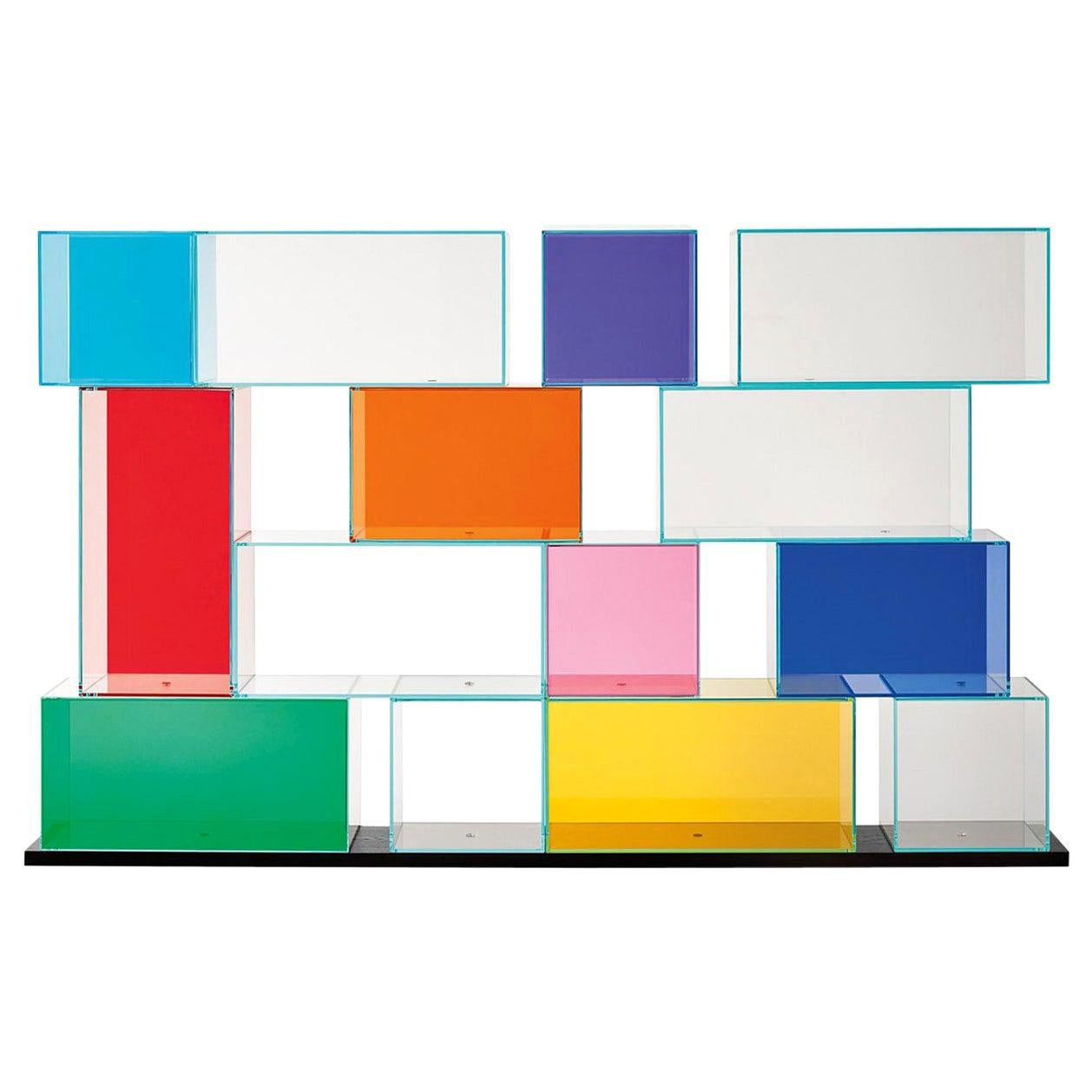 QUANTUM Large Bookshelf, by Piero Lissoni for Glas Italia For Sale