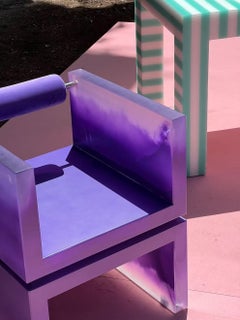 Quantum, Resin Contemporary Design Armchair, Hand-made in Italy
