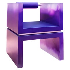 Quantum, Resin Contemporary Design Armchair, Hand-made in Italy
