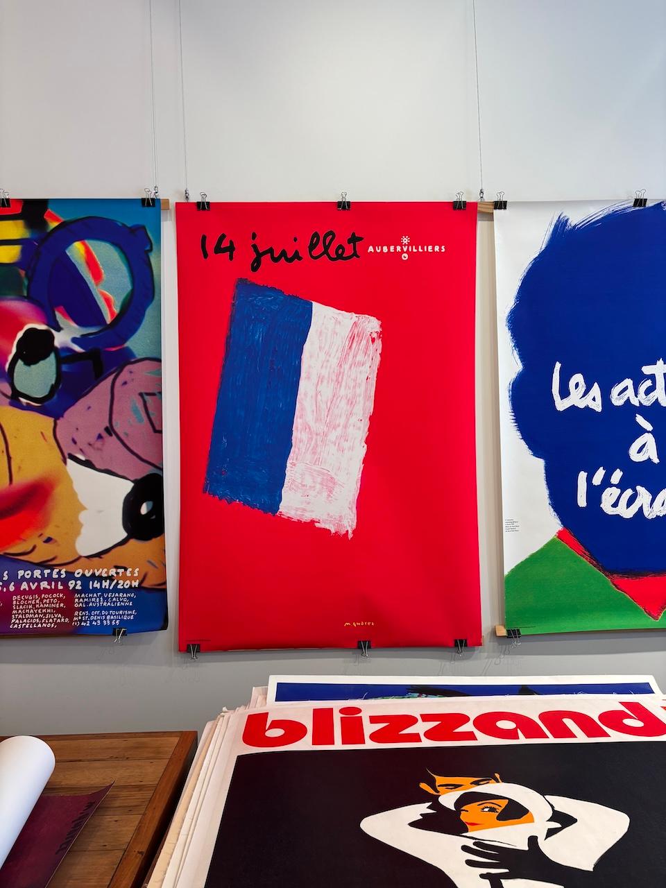 QUAREZ 14 Juillet 1996 Rooster

CONDITION	
Excellent

FORMAT	
Silkscreen Poster Unlined Backed

ARTIST	
Michel Quarez

YEAR	
1996

DIMENSIONS	
117 x 174 cm

Michel Quarez (1938–2021) was a French artist known for his vibrant vintage posters,