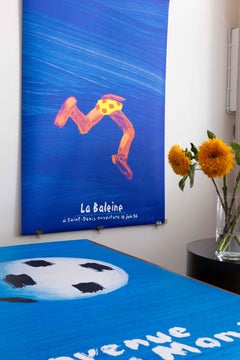 Quarez La Baleine 1996 Original Vintage Poster Rare French Poster