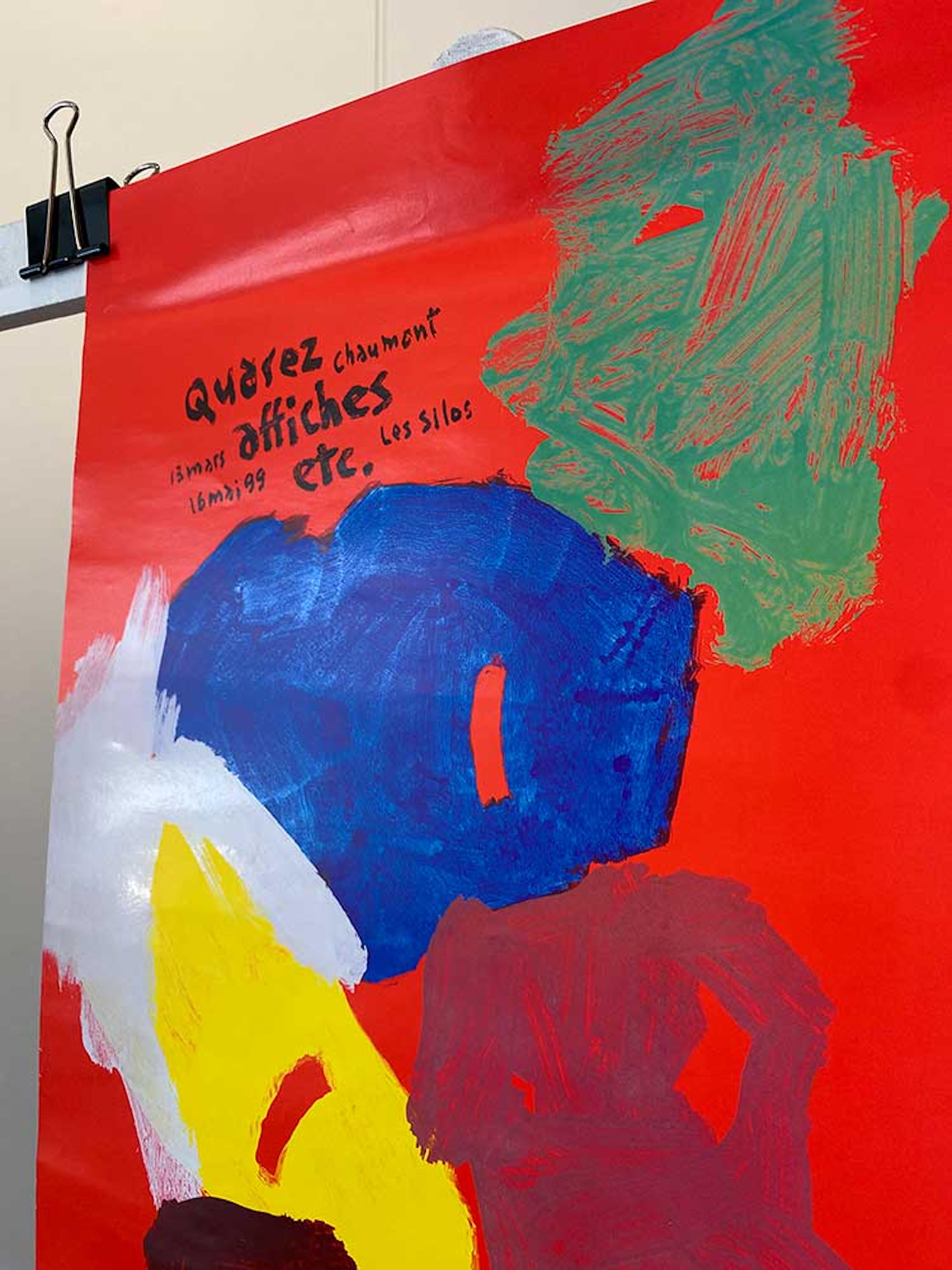 Quarez Originalplakat, „Chaumont 13 mars affiches“, Original  1999 im Zustand „Gut“ im Angebot in Melbourne, Victoria