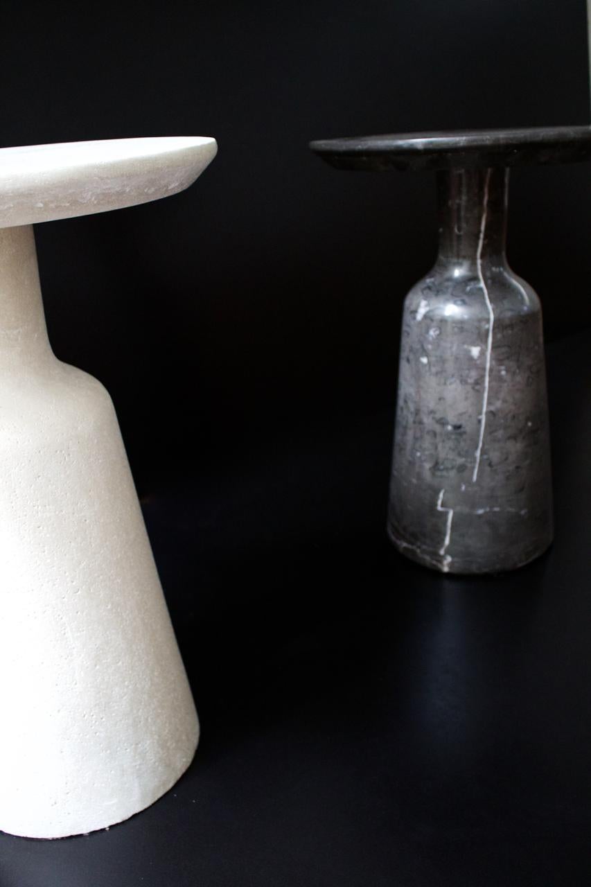 Contemporary Quarry and Marble Table For Sale