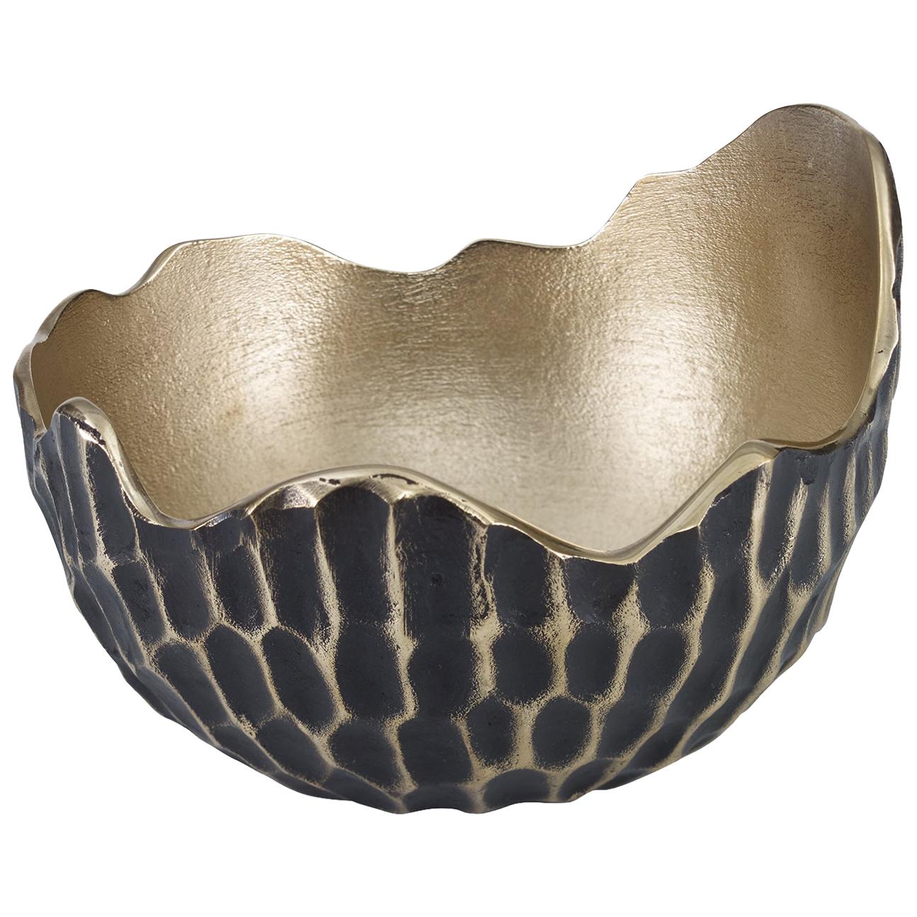 For Sale:  (Gold) Quarry Bowl in Brass by CuratedKravet