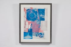 "Quarry Local One" Lithograph by  Robert Rauschenberg