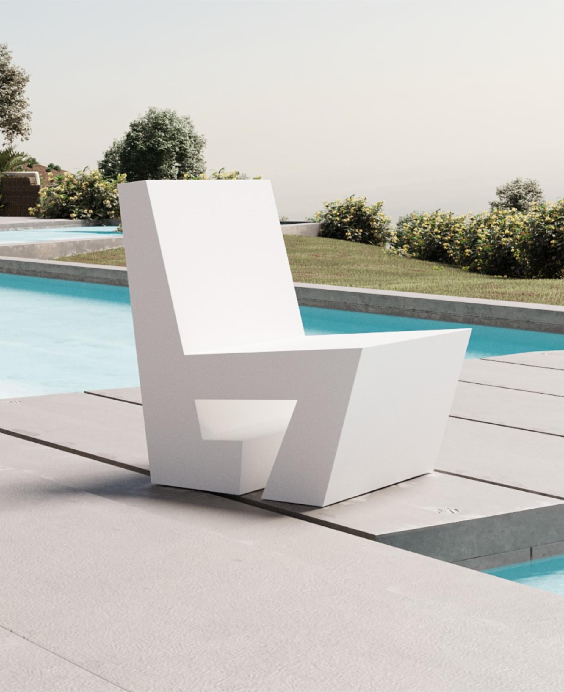 Contemporary Quarry Outdoor Armchair by Andrea Giomi For Sale