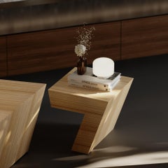 Quarry Zebrano Wood Coffee Table by Andrea Giomi