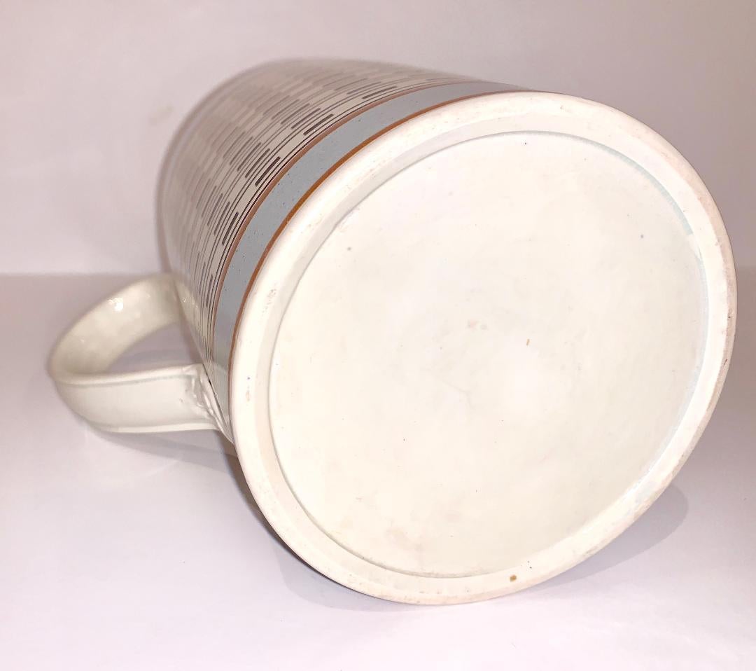 Quart Size Mochaware Mug England, circa 1820 1