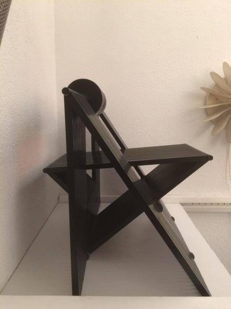 Stuhl „Quarta“ von Mario Botta (Italienisch)