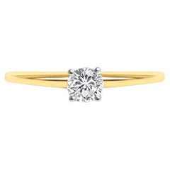Quarter Carat Solitaire Diamond Engagement Ring