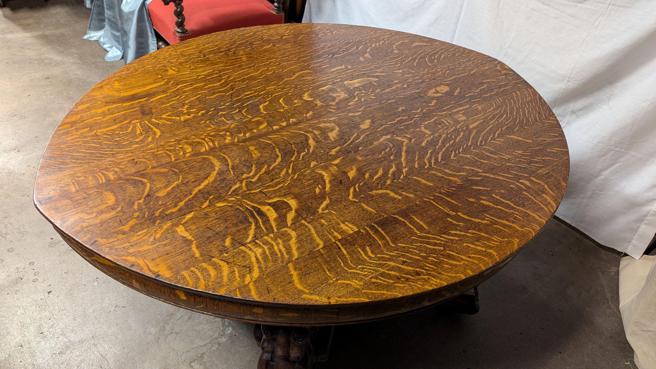 Tavolo Horner Griffin in Oak segato a un quarto di dollaro in vendita 3