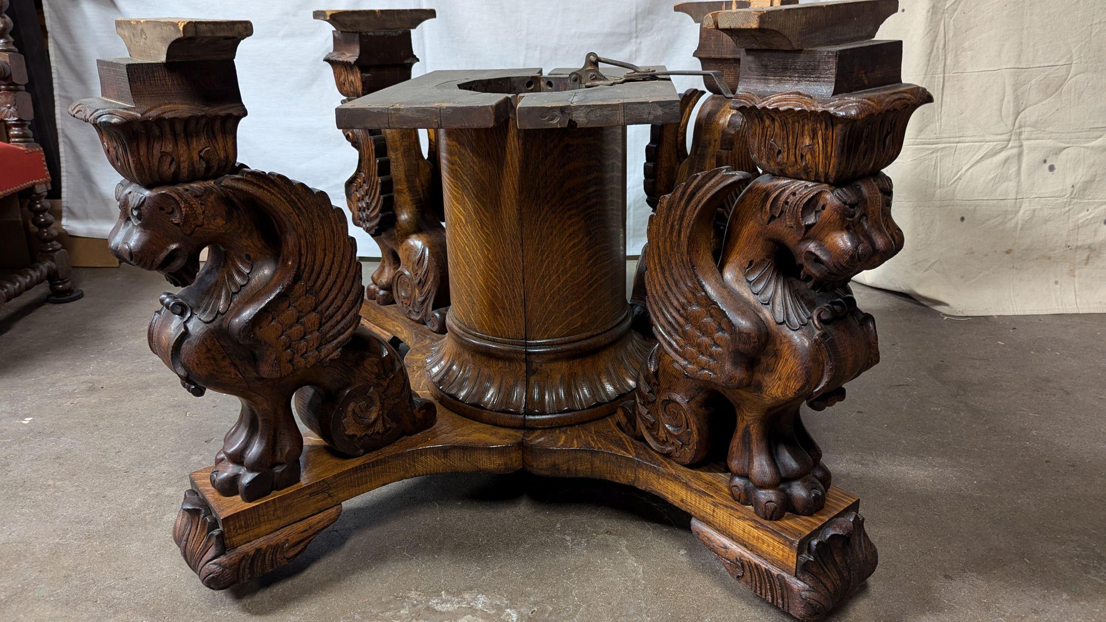 Americano Tavolo Horner Griffin in Oak segato a un quarto di dollaro in vendita