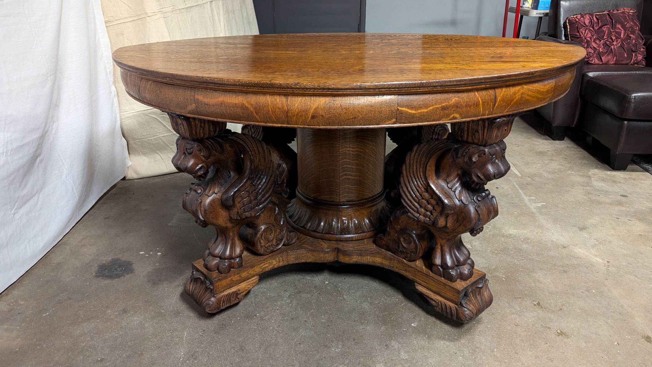 Tavolo Horner Griffin in Oak segato a un quarto di dollaro in vendita 1