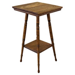 Quarter-Sawn Oak Side Table