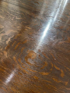 Quarter Sawn Tiger Oak Empire Dining Table