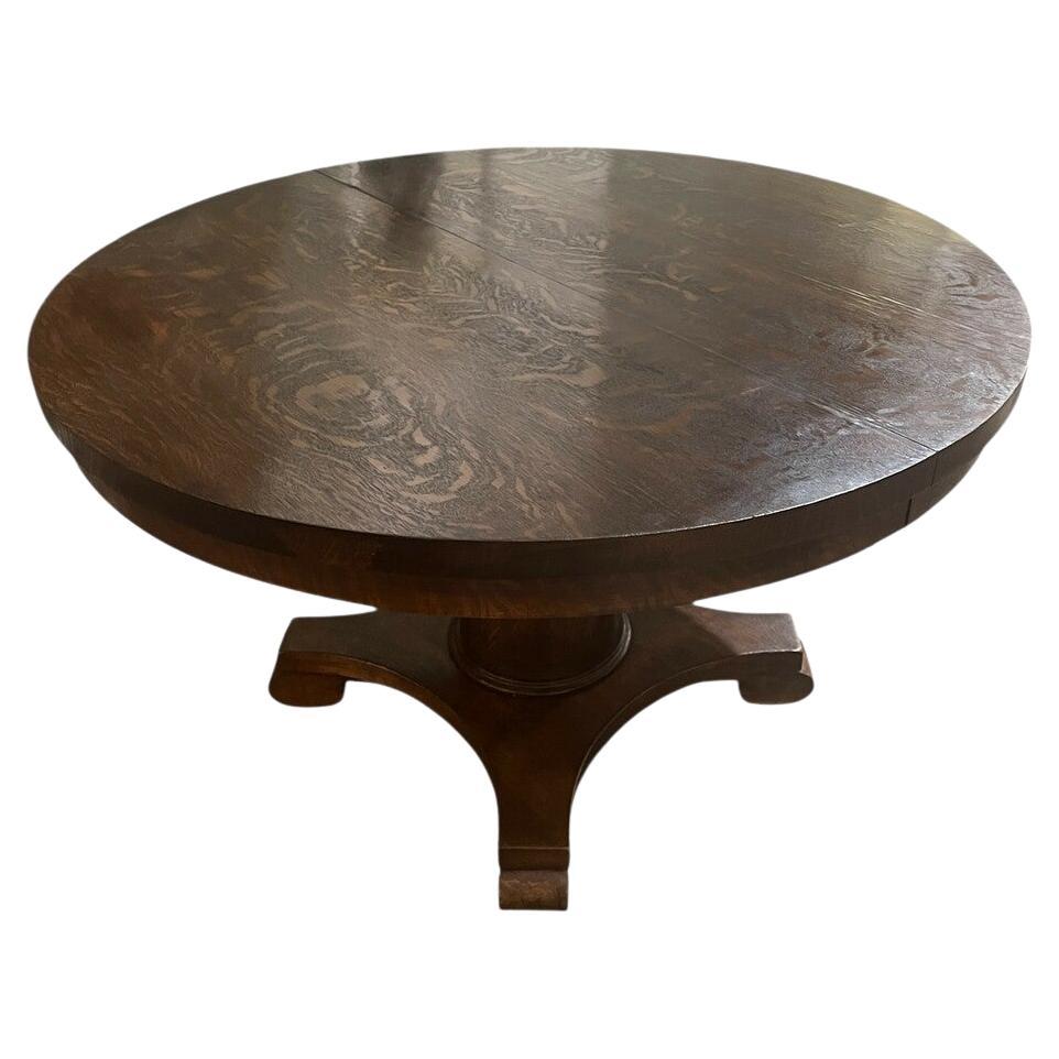Quarter Sawn Tiger Oak Empire Dining Table