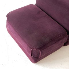 Quartet 932 Chair by Mario Bellini for Cassina in Mohair