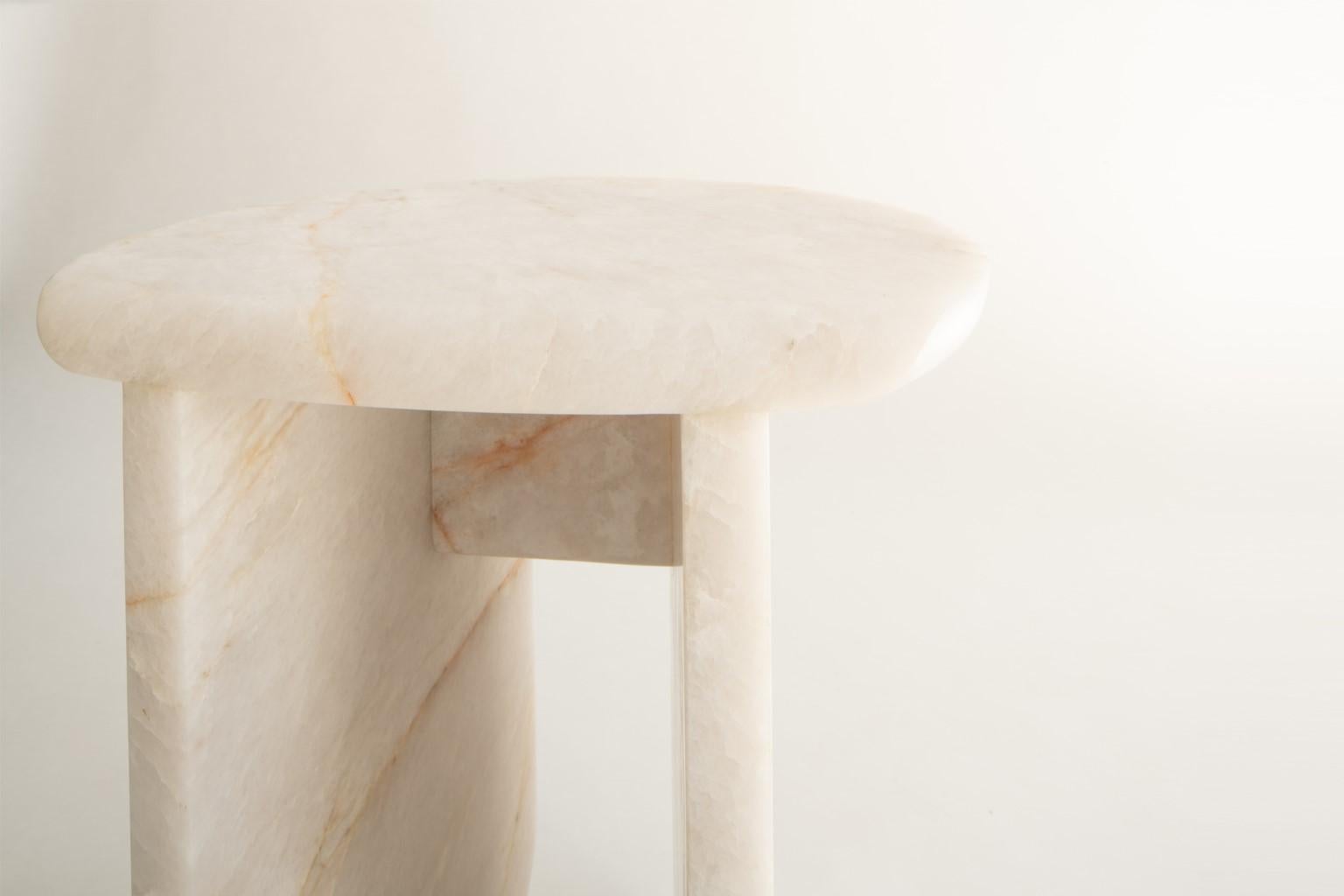 Other Quartz Amplifier Side Table by Jude Di Leo For Sale